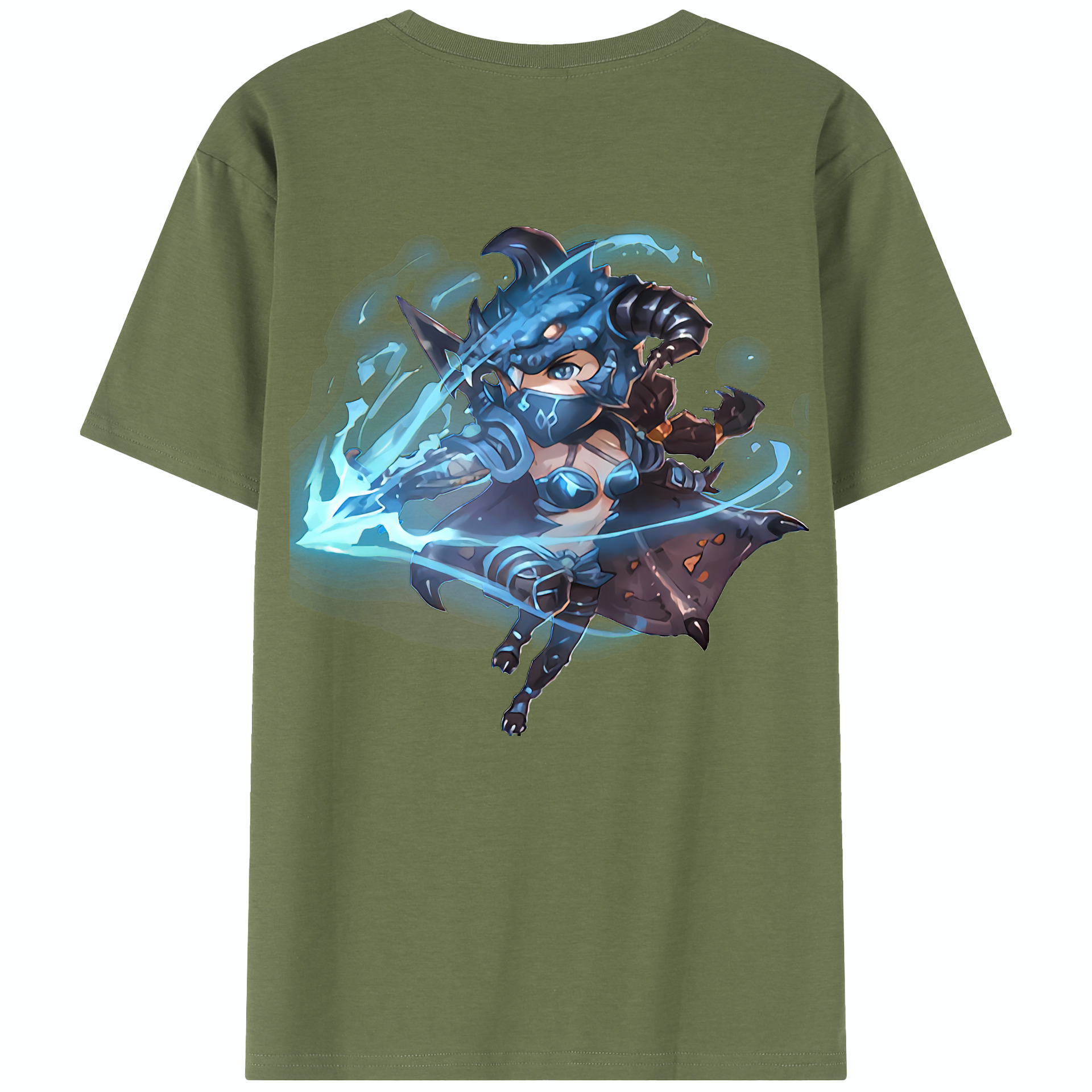 リーグ・オブ・レジェンド League of Legends LOL 綿100％半袖Tシャツ（背面プリント）